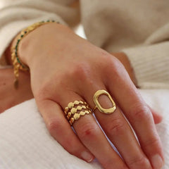 la bague en or Mystica